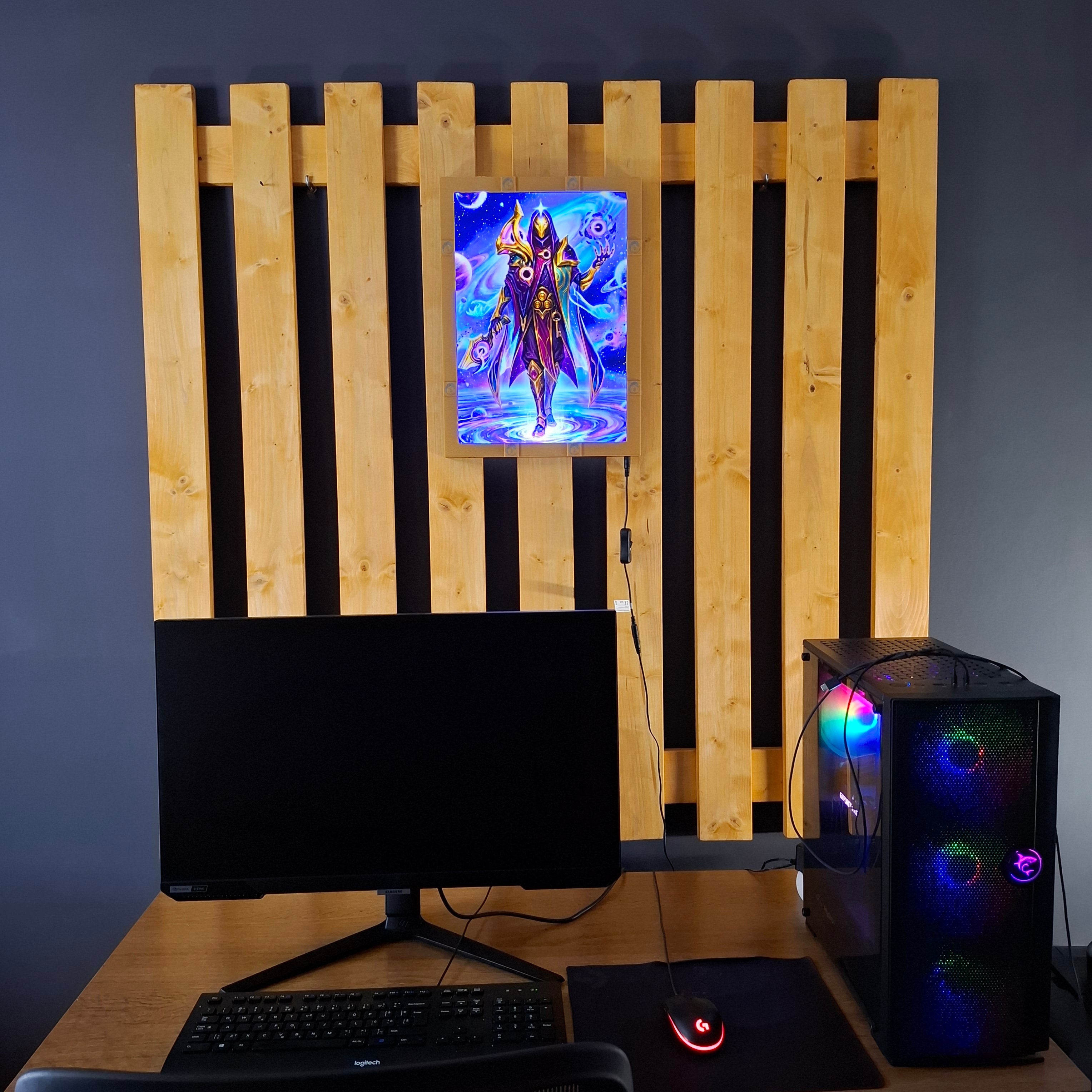 Dark Cosmic Jhin + Ionia A3 lightbox