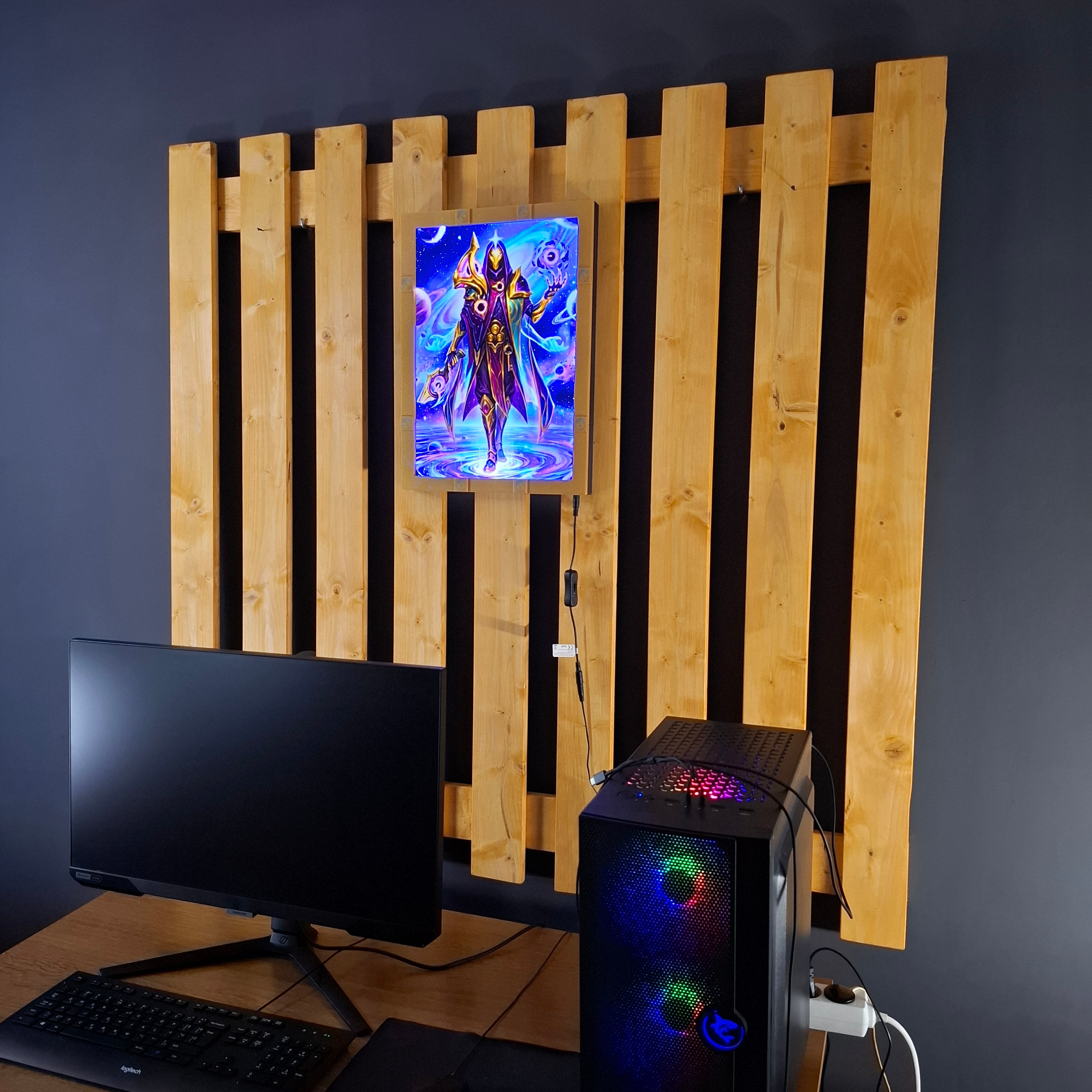 Dark Cosmic Jhin + Ionia A3 lightbox