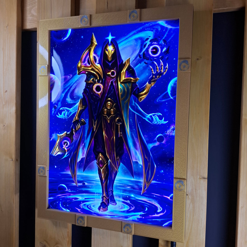 Dark Cosmic Jhin + Ionia A3 lightbox