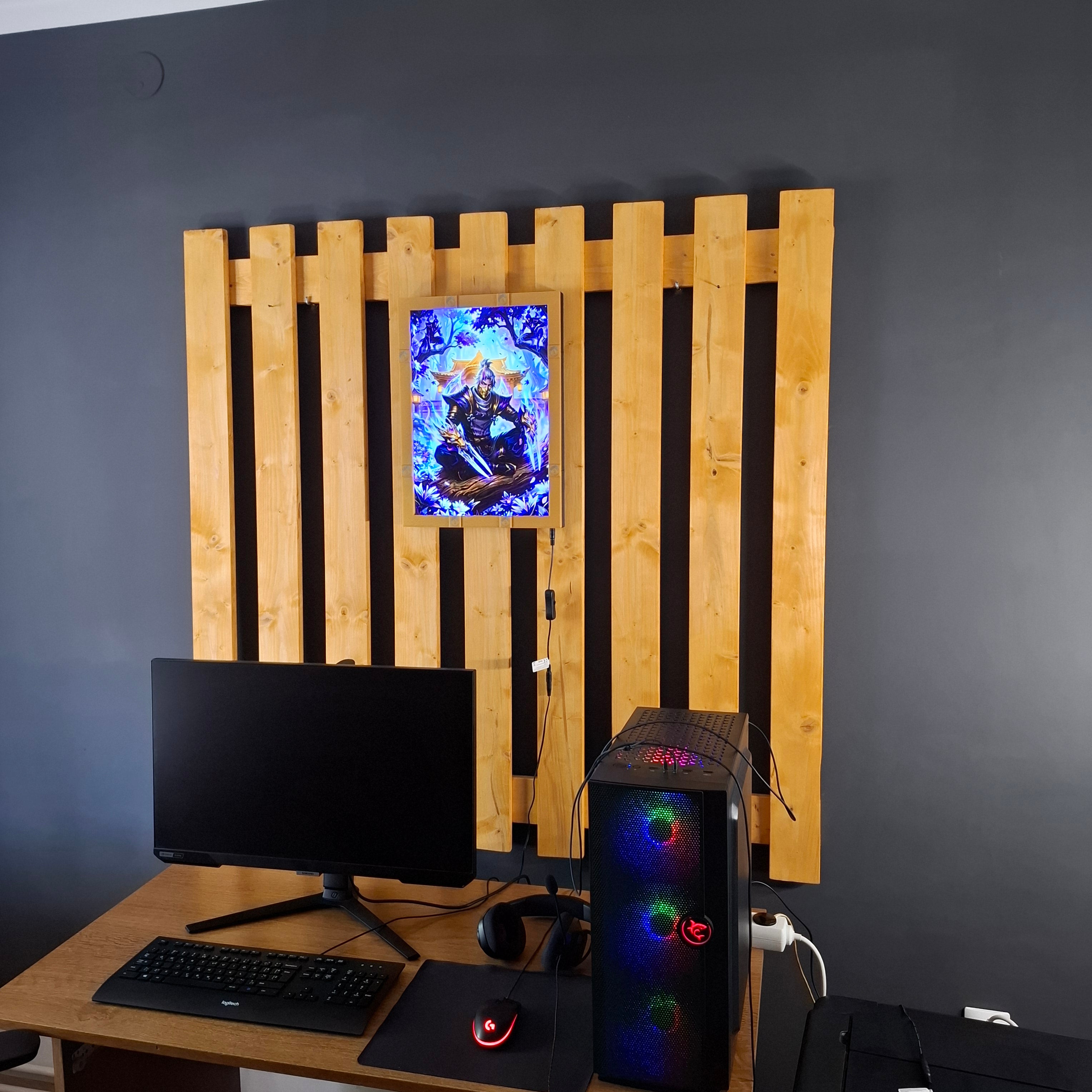 Ionia A3 lightbox + Spirit Blosom Zed Poster