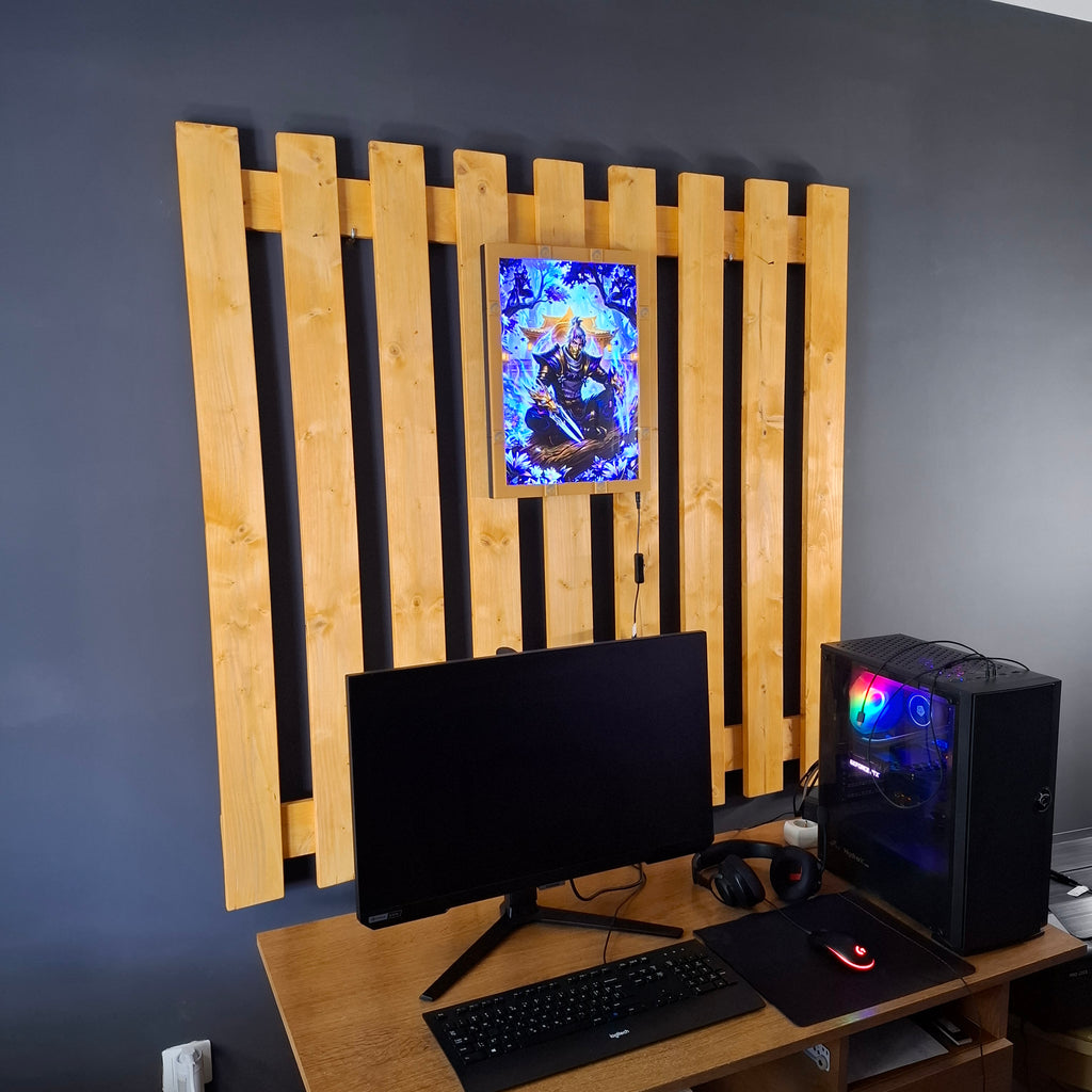 Ionia A3 lightbox + Spirit Blosom Zed Poster