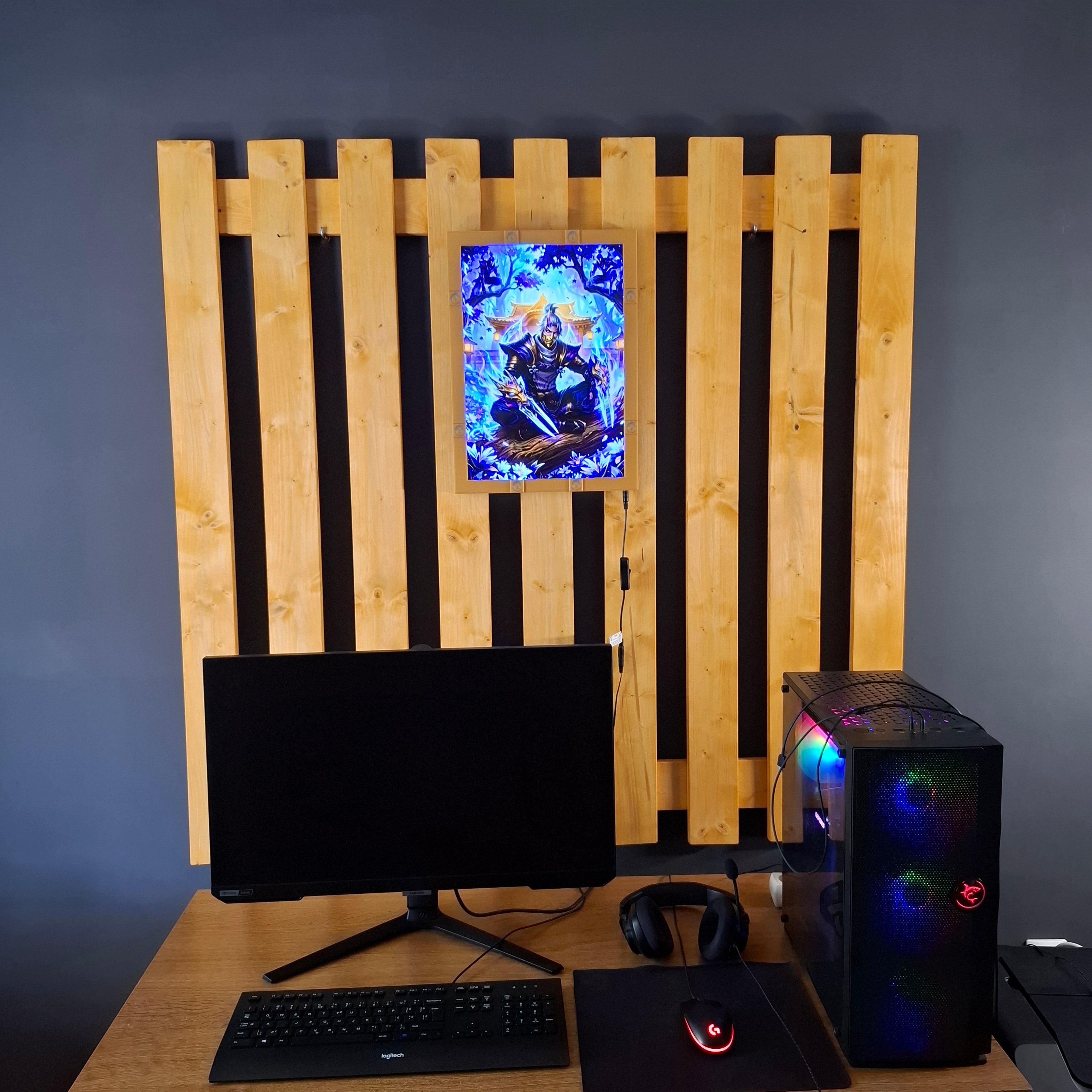 Ionia A3 lightbox + Spirit Blosom Zed Poster
