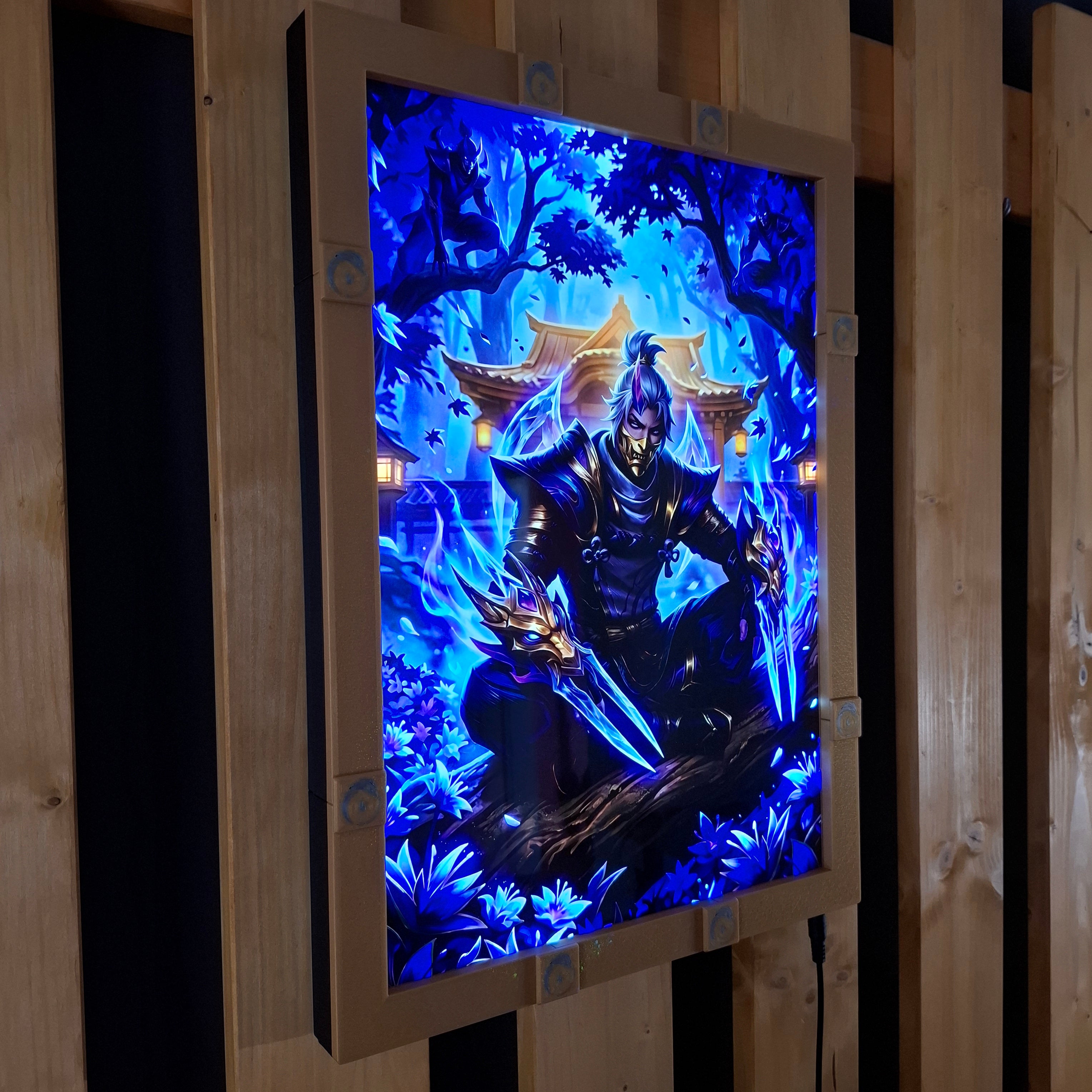 Ionia A3 lightbox + Spirit Blosom Zed Poster