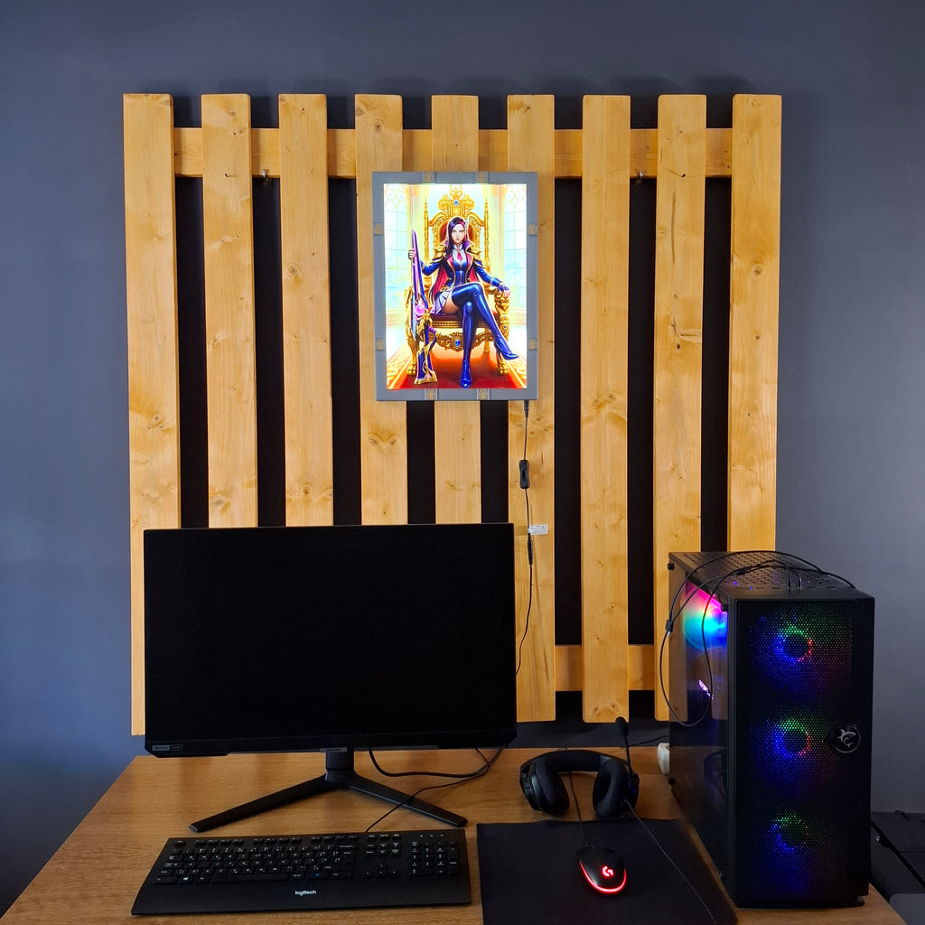 Piltover A3 Lightbox + Battle Academia Caitlyn Poster