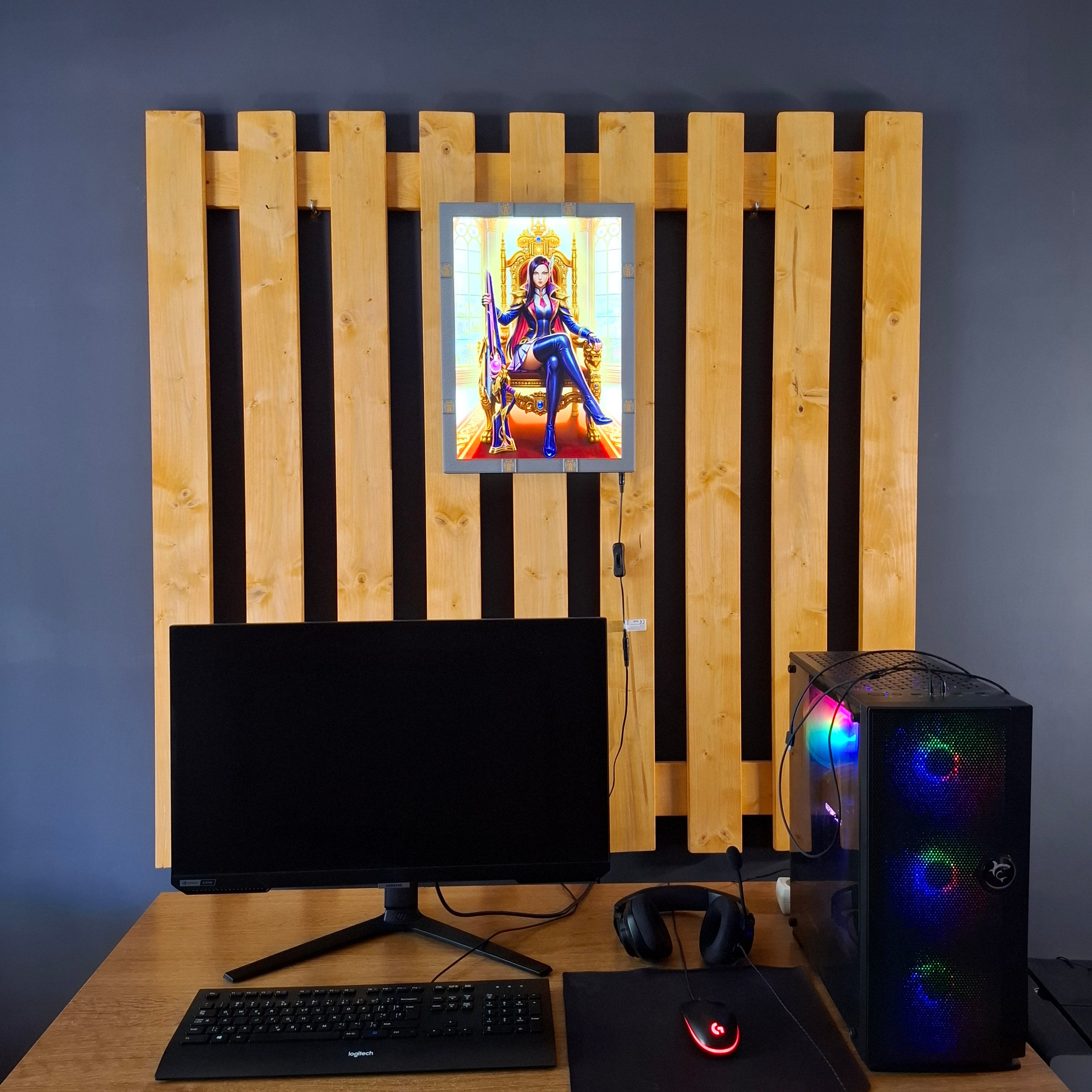 Piltover A3 Lightbox + Battle Academia Caitlyn Poster