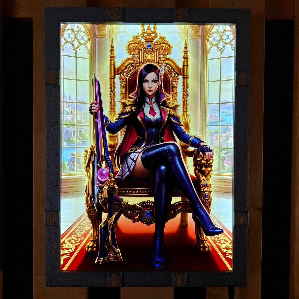 Piltover A3 Lightbox + Battle Academia Caitlyn Poster