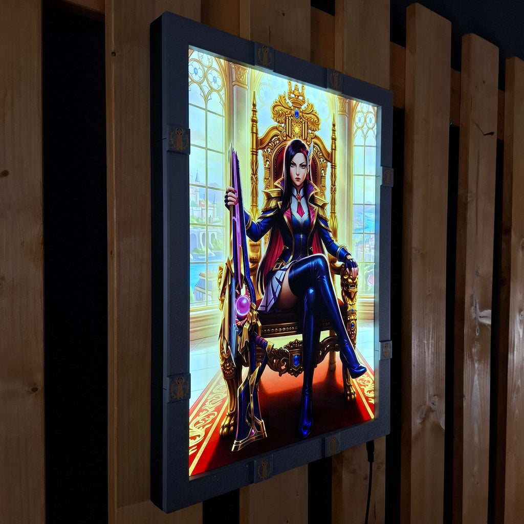 Piltover A3 Lightbox + Battle Academia Caitlyn Poster