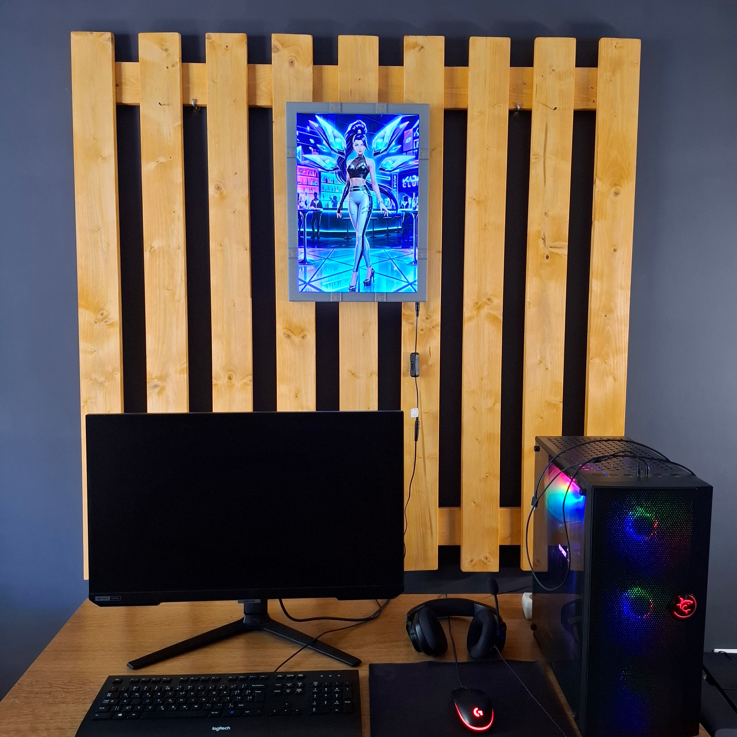 Void A3 Lightbox + KDA ALL OUT Kai'sa Poster