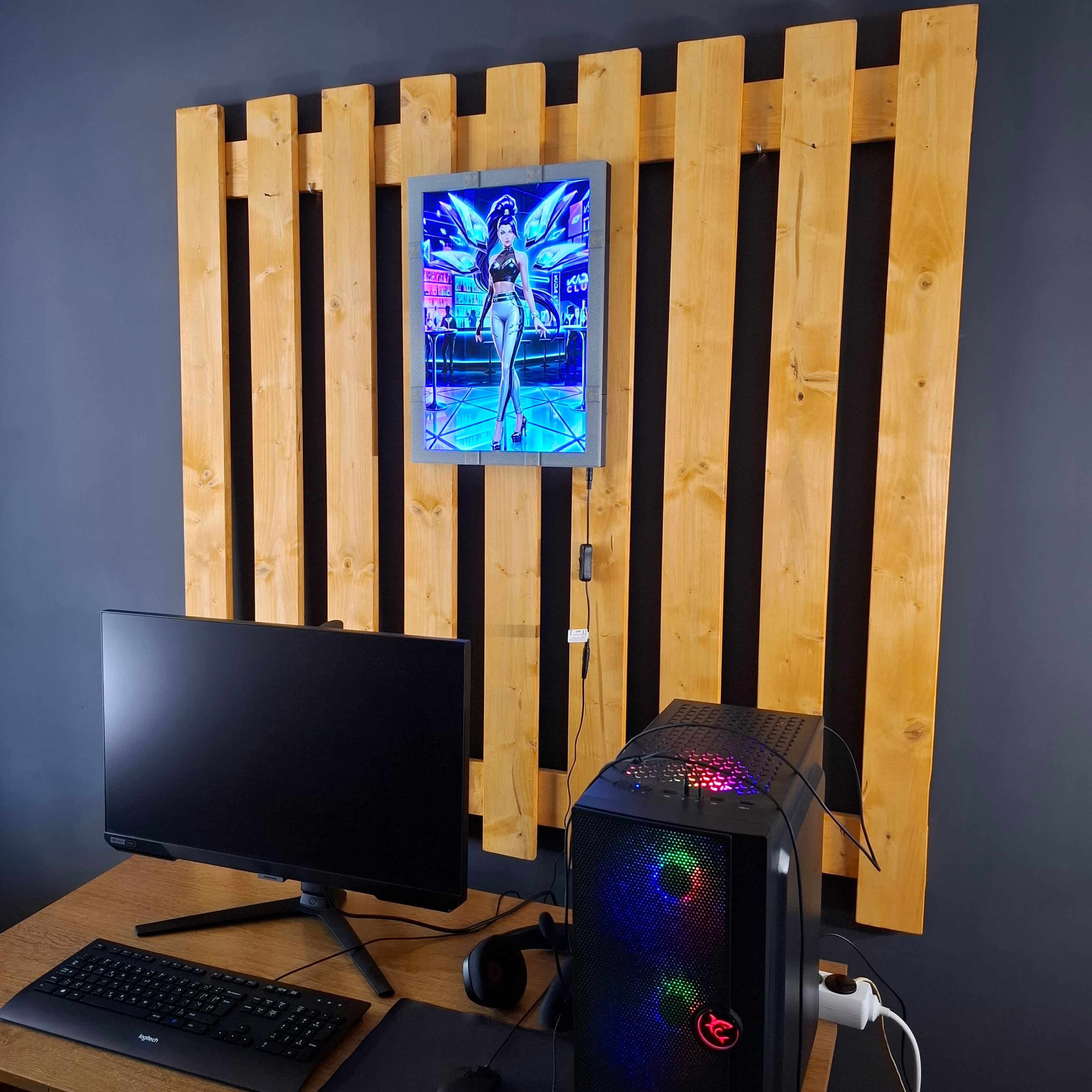 Void A3 Lightbox + KDA ALL OUT Kai'sa Poster
