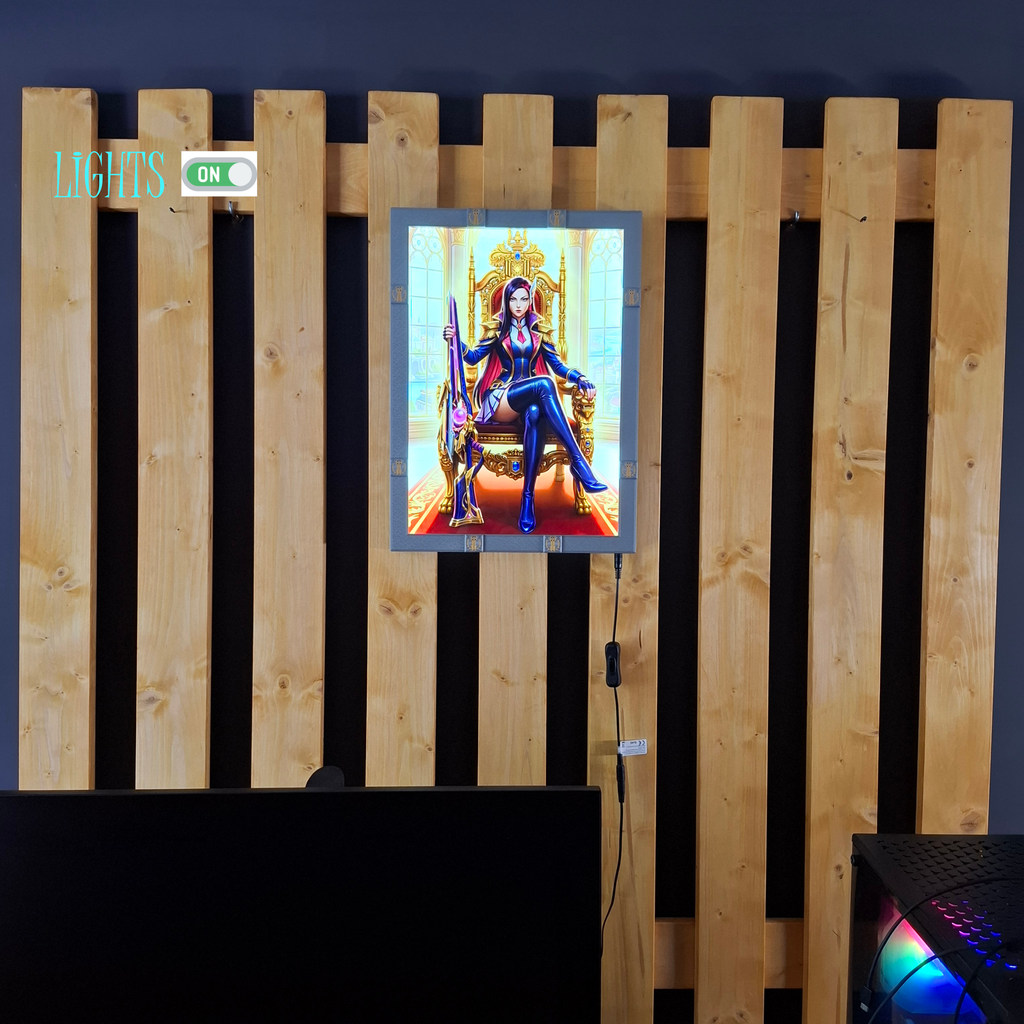 Piltover A3 Lightbox + Battle Academia Caitlyn Poster