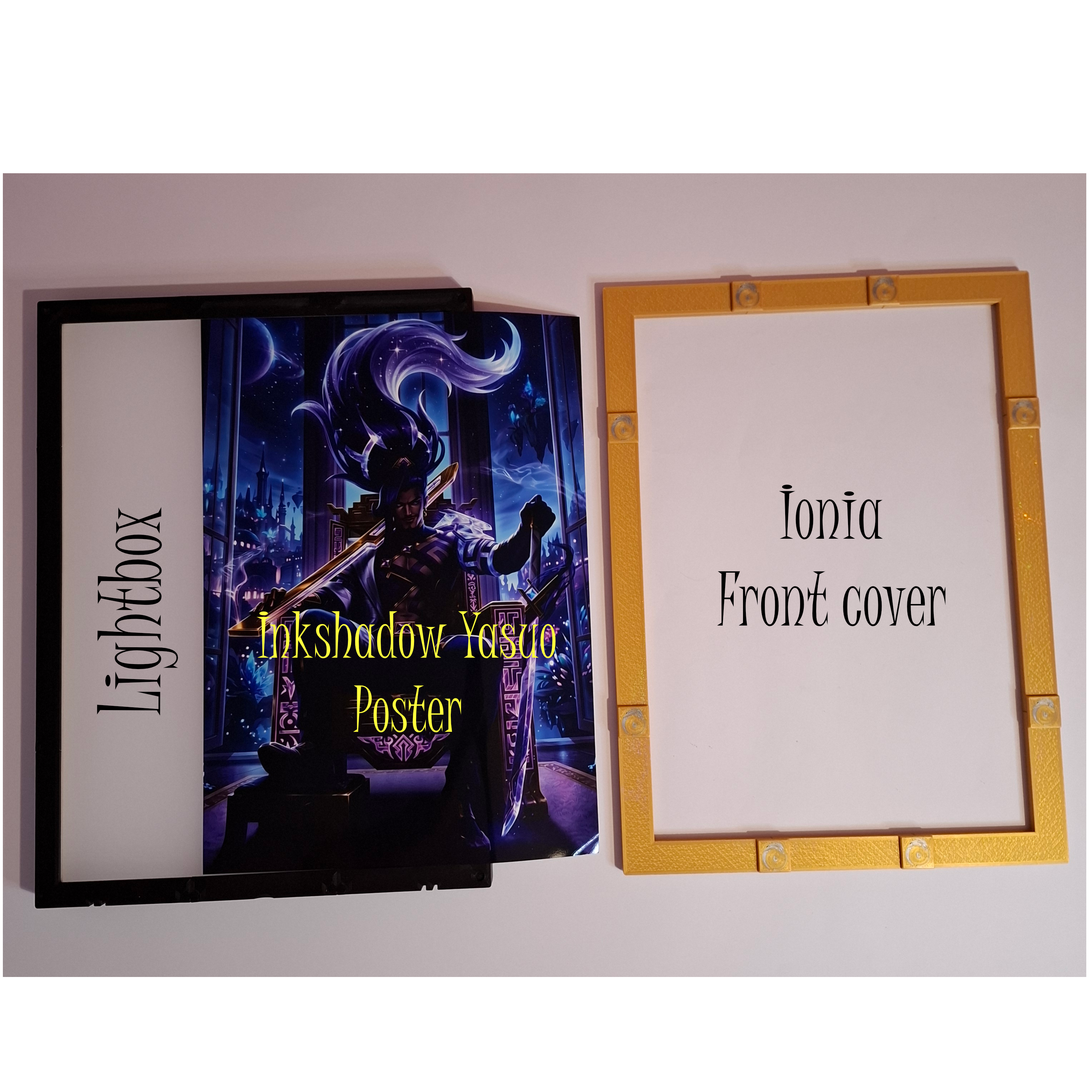 Ionia A3 Lightbox + Inkshadow Yasuo Poster