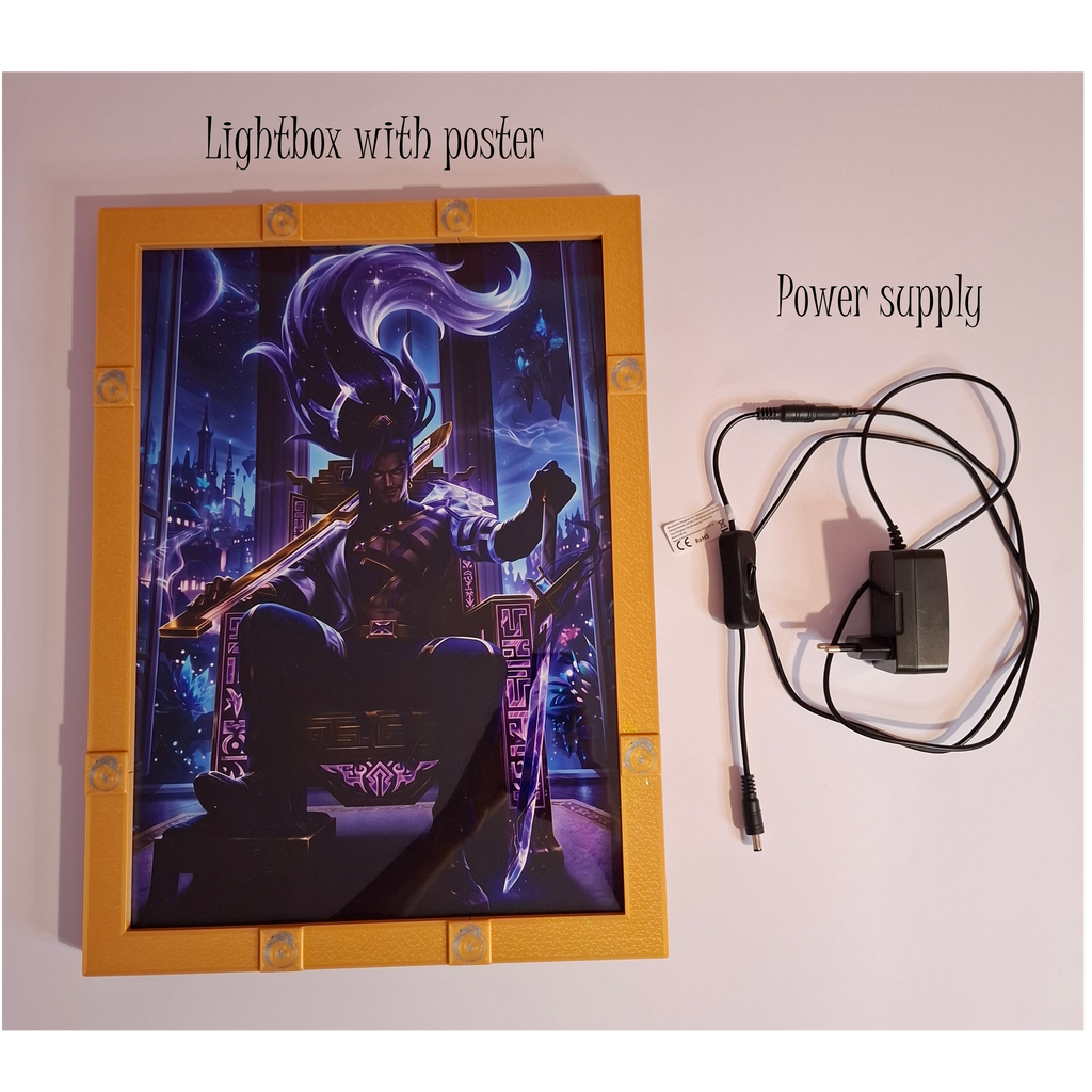 Ionia A3 Lightbox + Inkshadow Yasuo Poster
