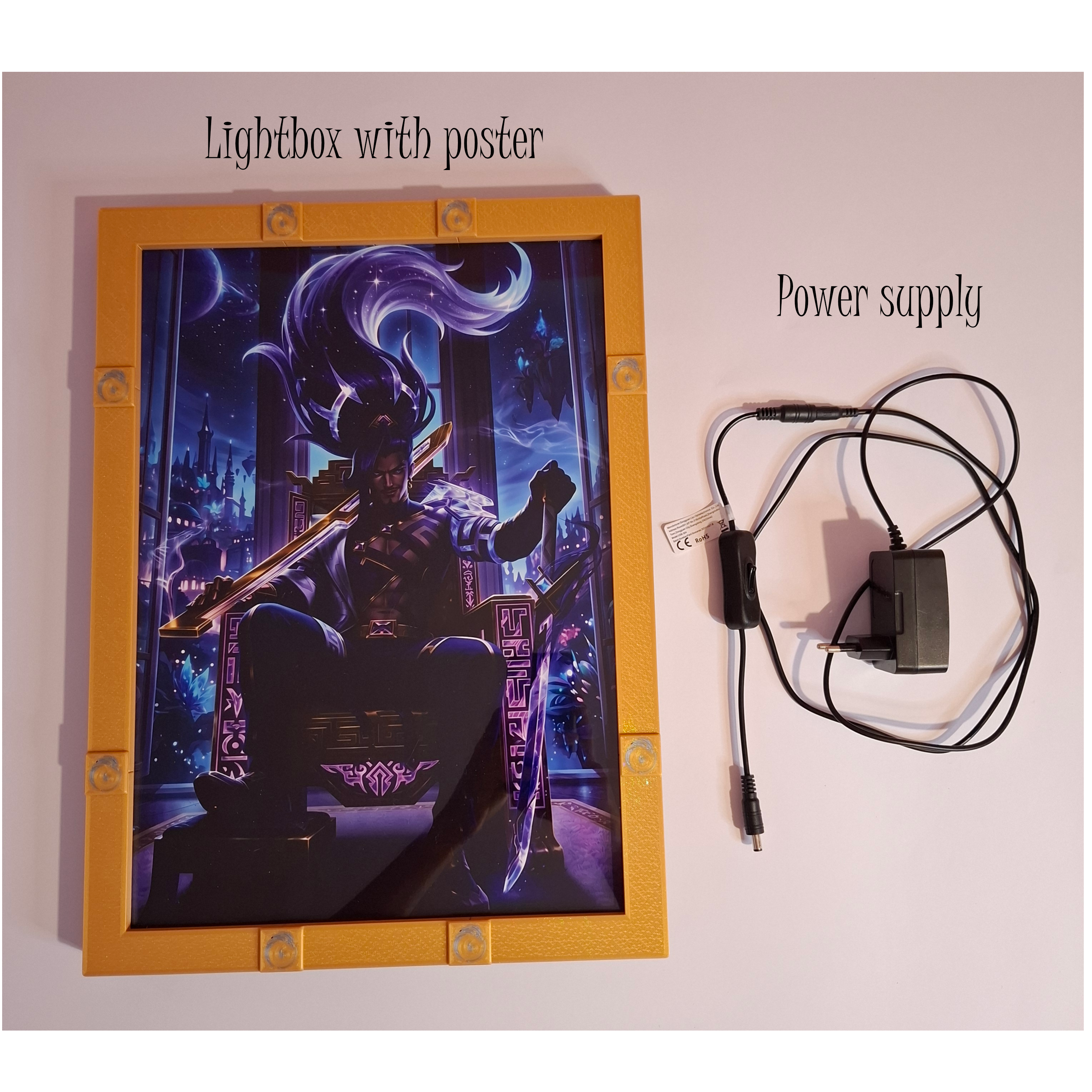 Ionia A3 Lightbox + Inkshadow Yasuo Poster
