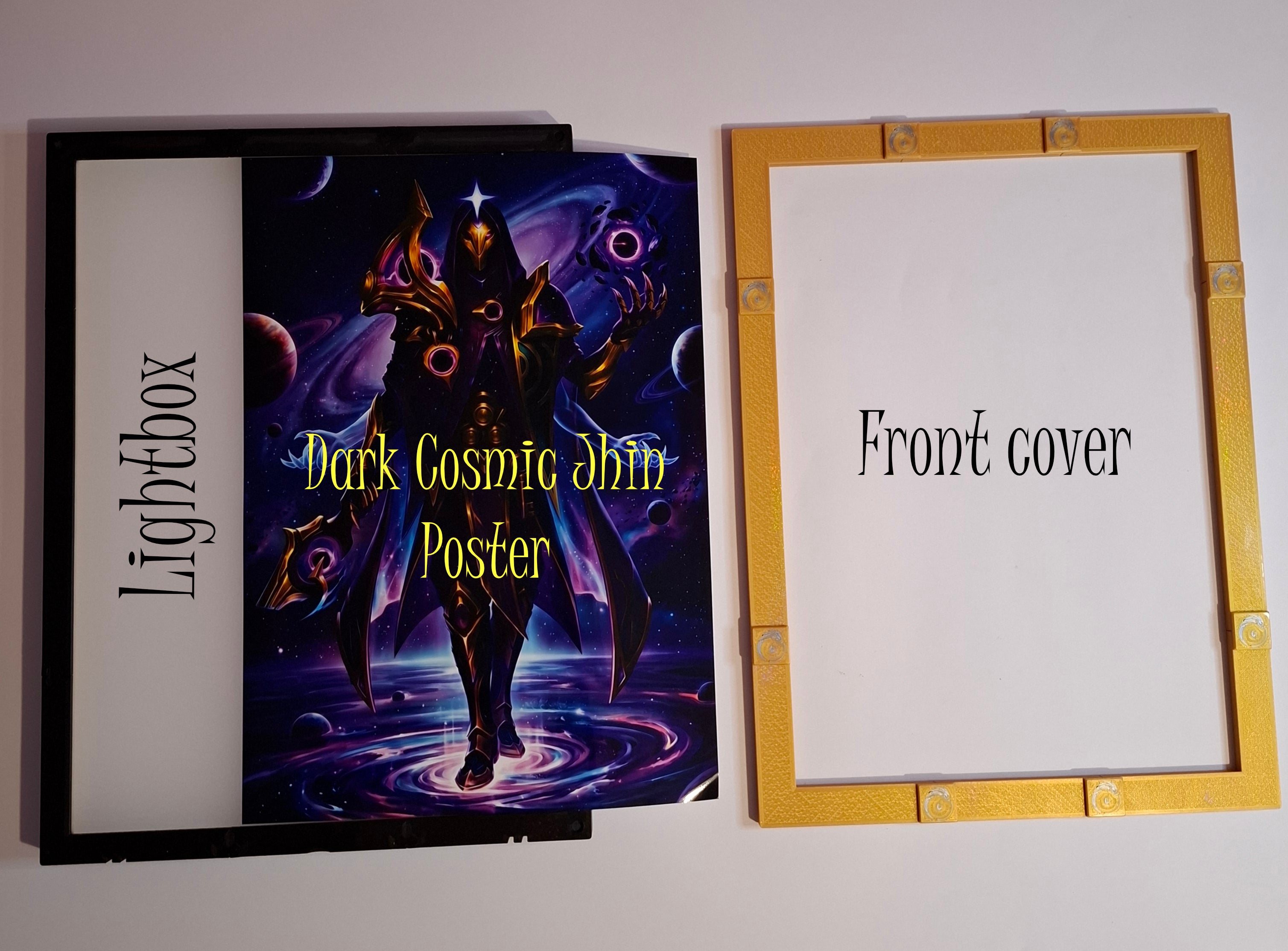 Dark Cosmic Jhin + Ionia A3 lightbox