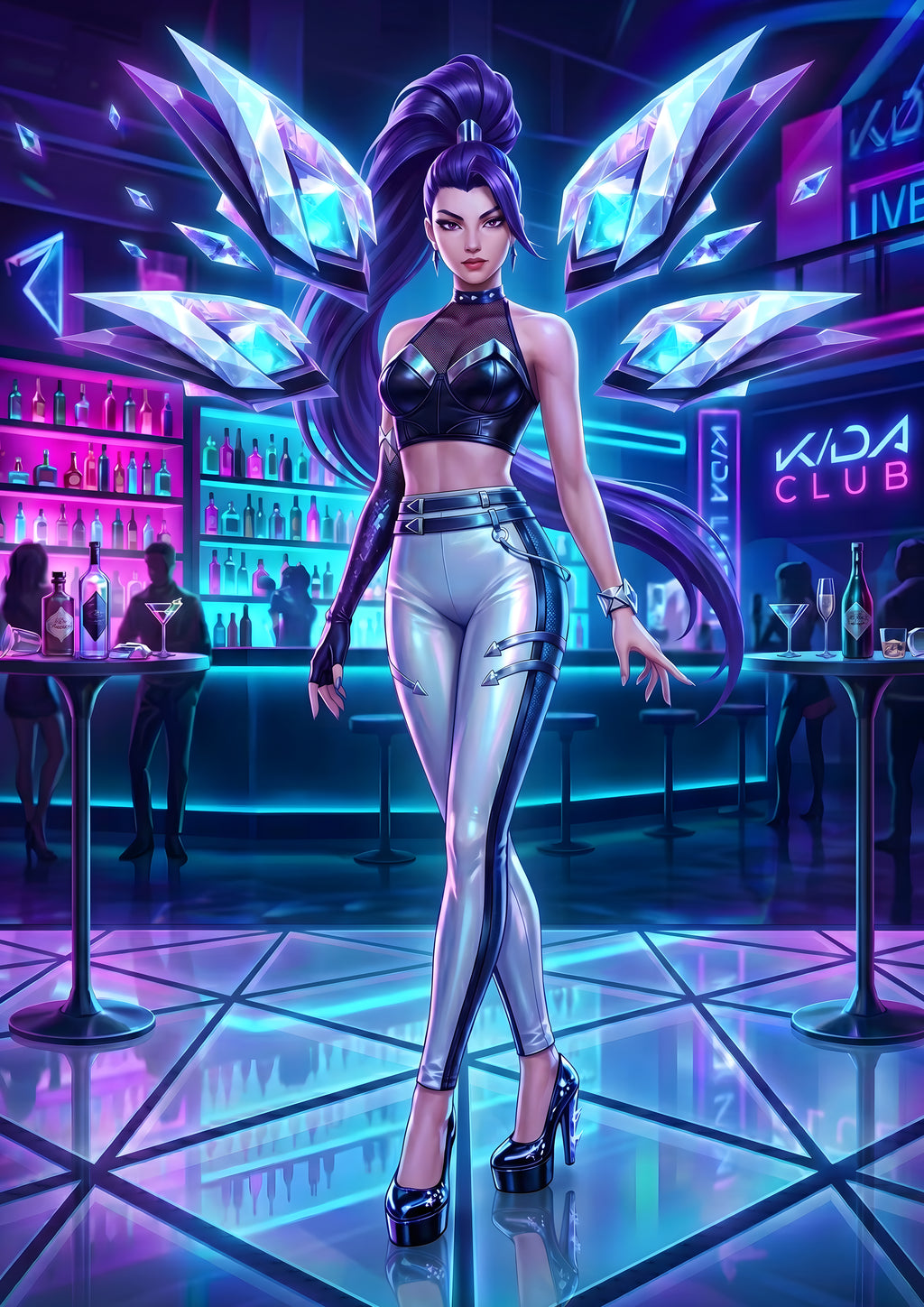 Void A3 Lightbox + KDA ALL OUT Kai'sa Poster