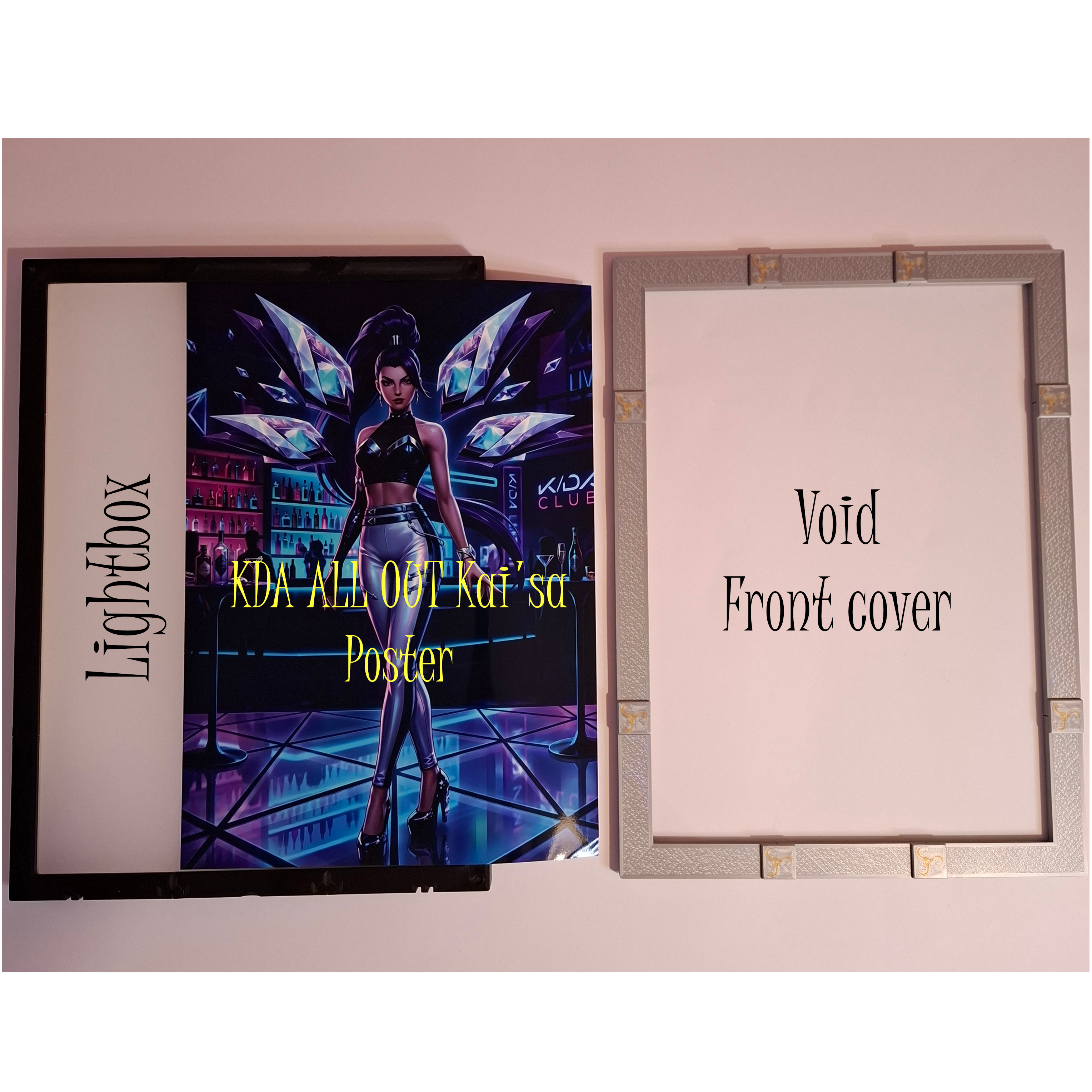 Void A3 Lightbox + KDA ALL OUT Kai'sa Poster