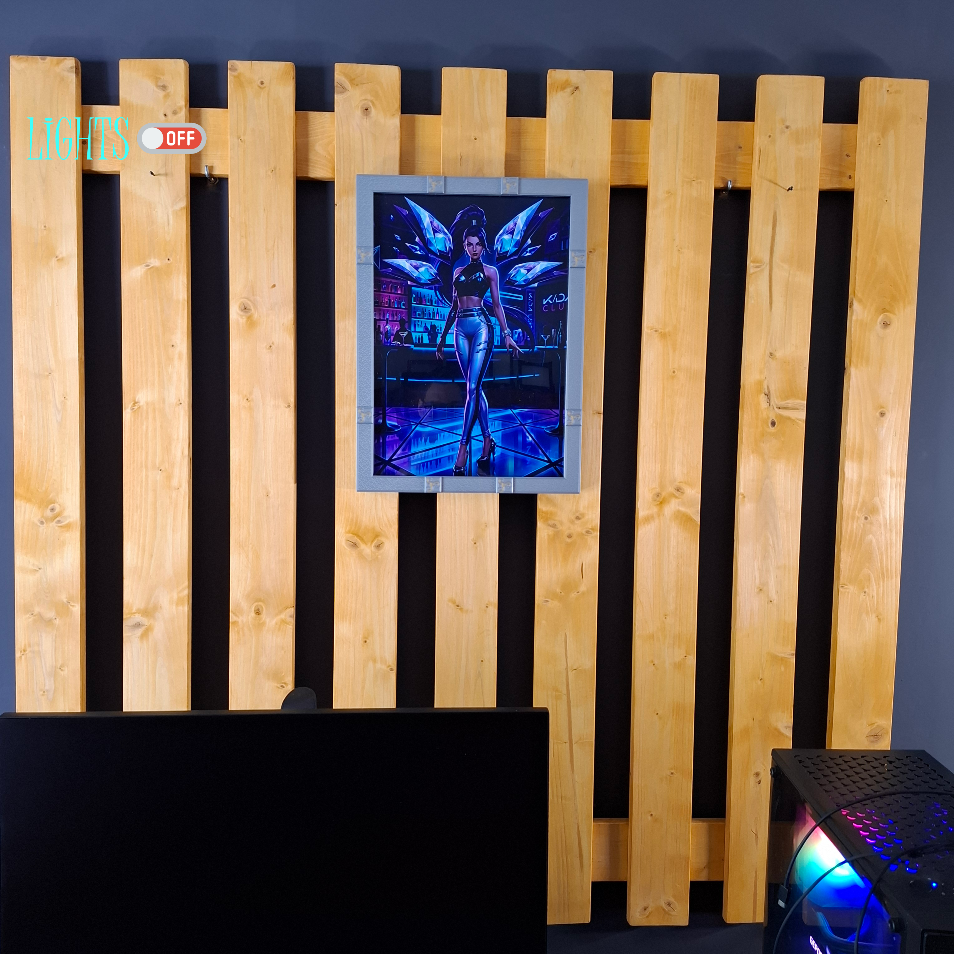 Void A3 Lightbox + KDA ALL OUT Kai'sa Poster