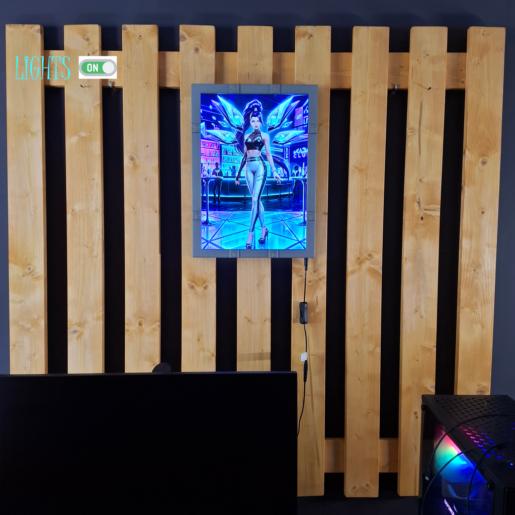 Void A3 Lightbox + KDA ALL OUT Kai'sa Poster