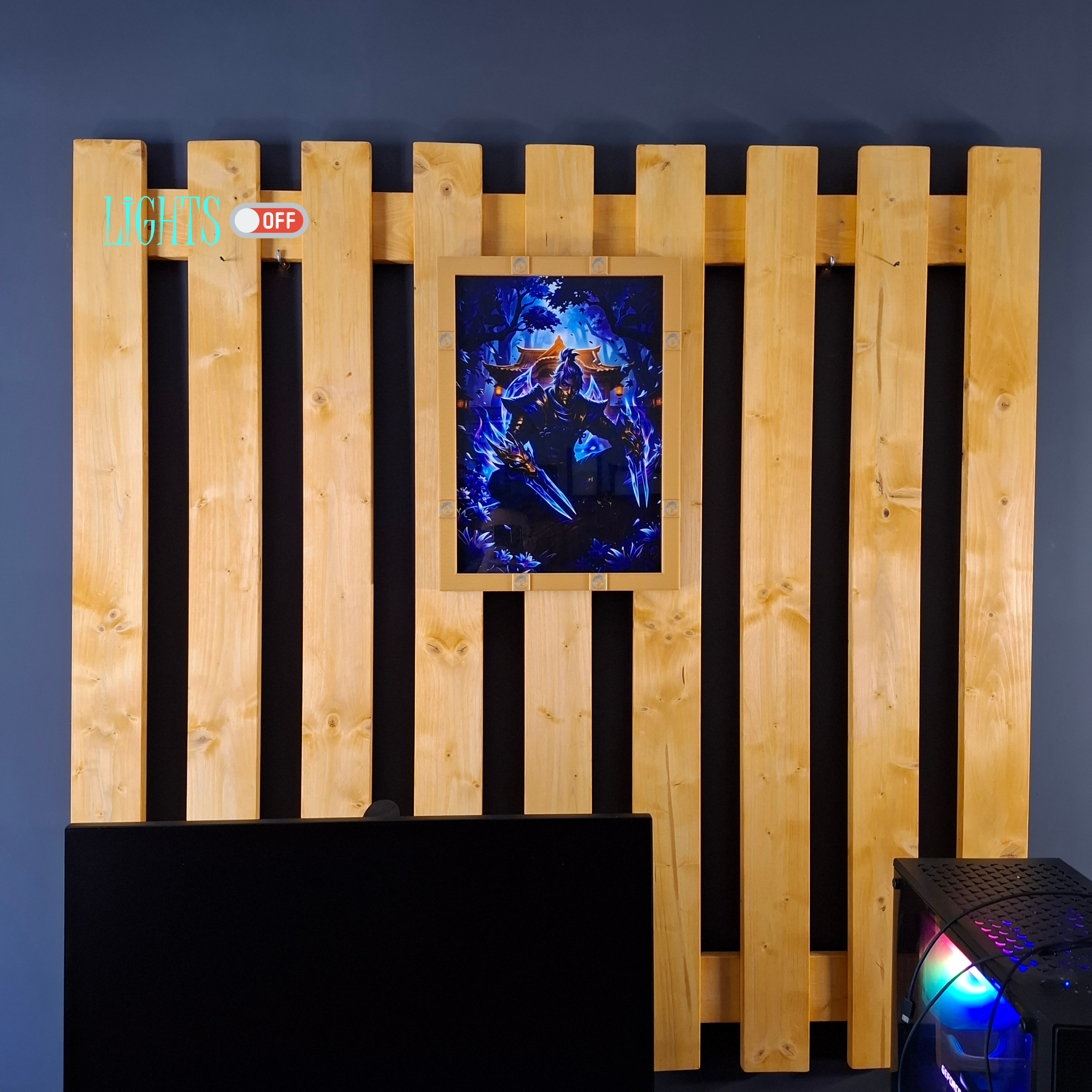 Ionia A3 lightbox + Spirit Blosom Zed Poster